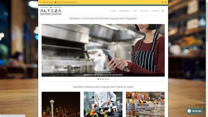 Alteza Restaraunt Supply Website