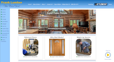 Frank Lumber Website